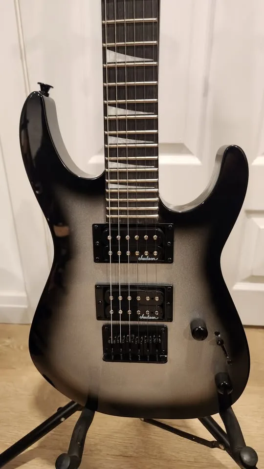 $250 Jackson Dinky Minion JS1X 3/4 Guitar - Silver Burst image indicator(3)