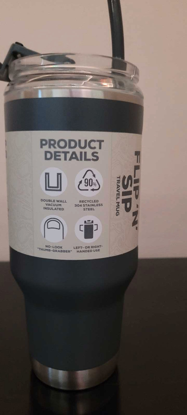 Igloo 32oz stainless steel travel mug dark grey - photo 3