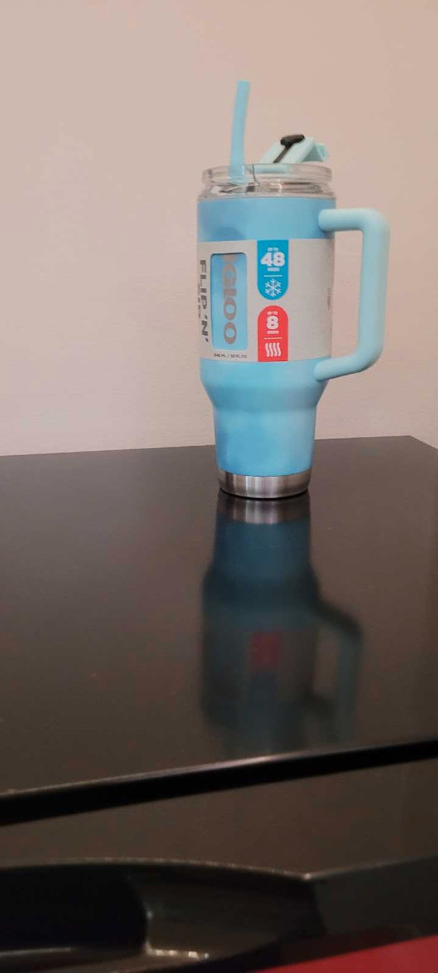 Igloo 32oz stainless steel travel mug powder blue - photo 2