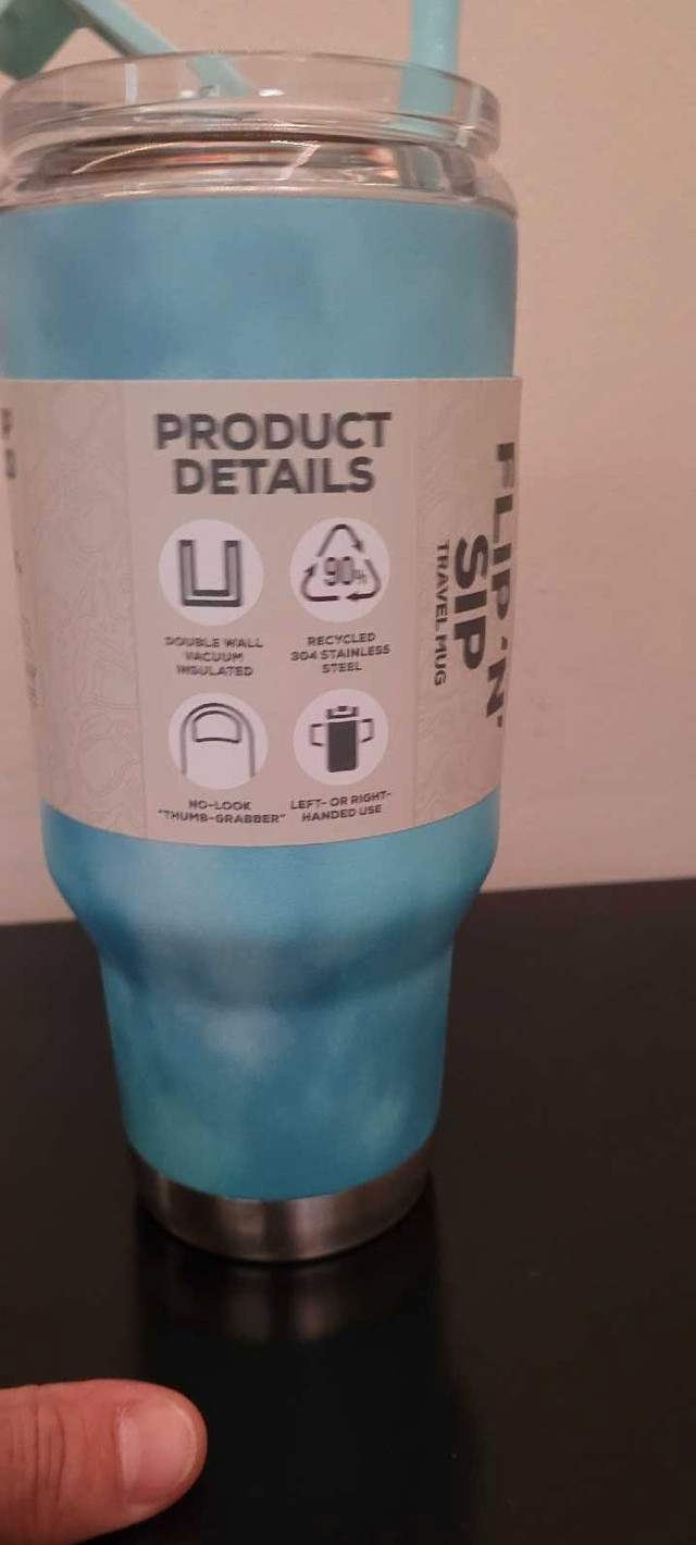 Igloo 32oz stainless steel travel mug powder blue - photo 4