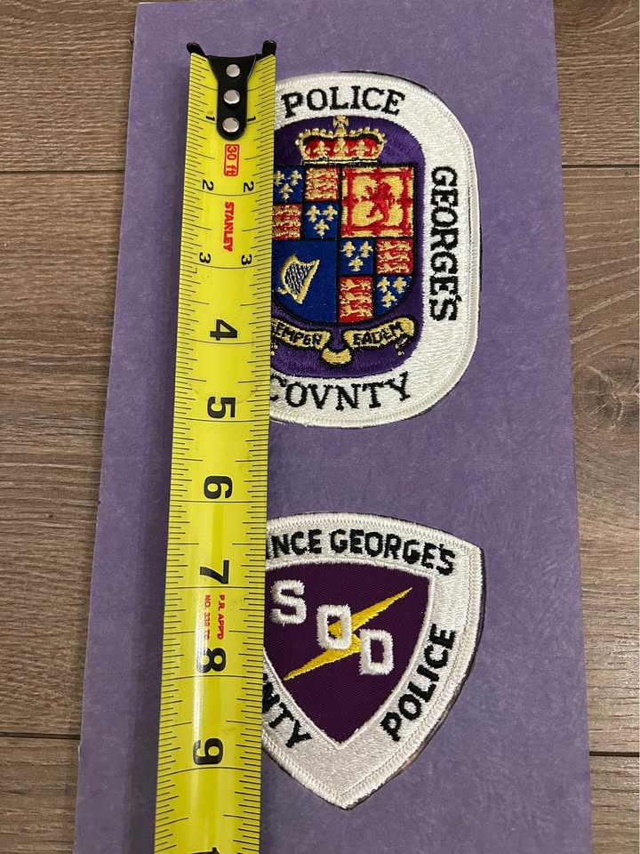 Set of 2 Vintage Prince George’s County Police Patches - photo 4