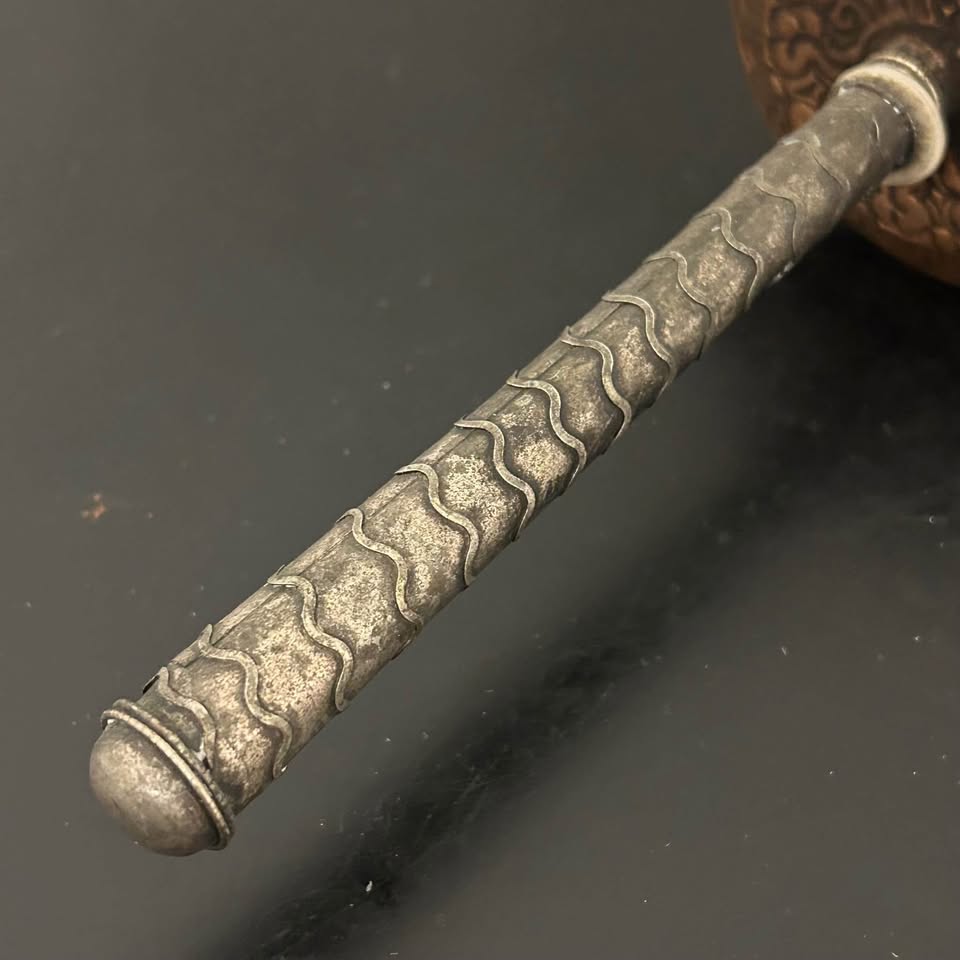Antique Tibetan Buddhist Handheld Prayer Wheel - photo 5