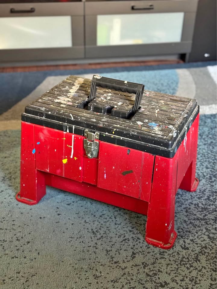 Uline Stack on step & store tool box