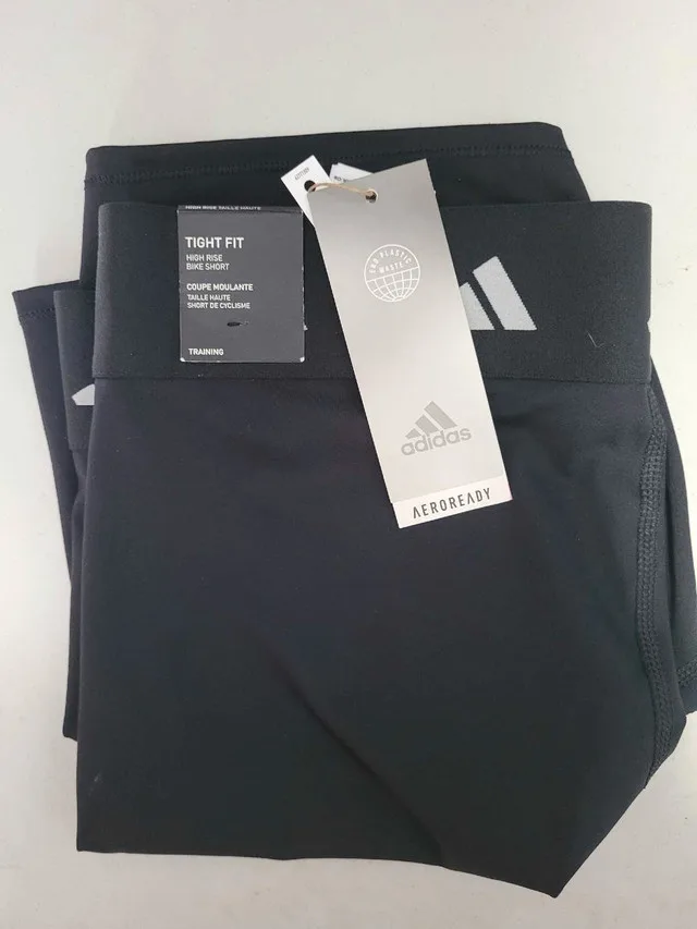 Adidas Tight Fit High-Waisted Rise Bike Shorts, Size L