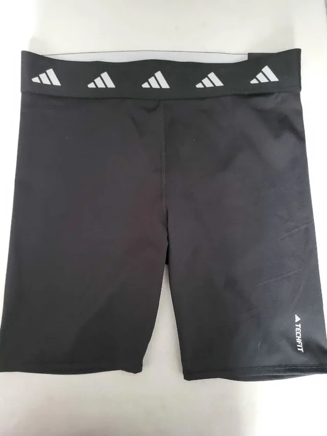 Adidas Tight Fit High-Waisted Rise Bike Shorts, Size L image indicator(2)