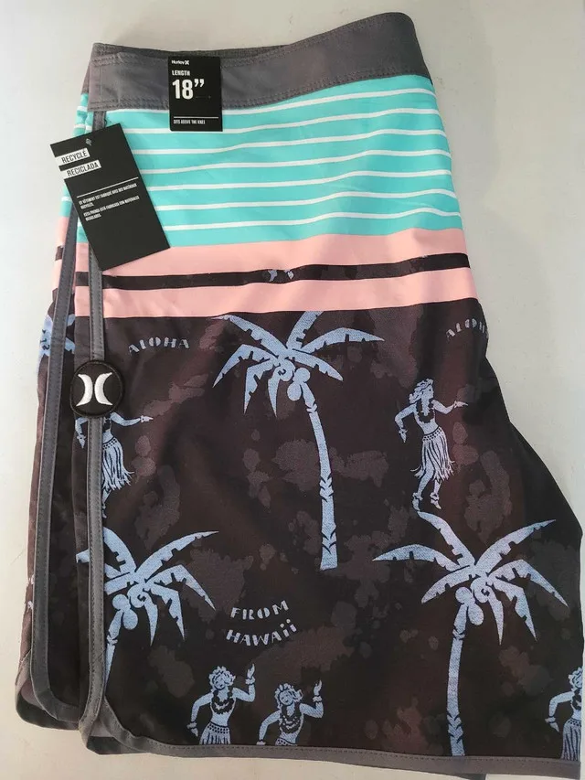 Hurley Board Shorts, Size 36" x 18" image indicator(2)