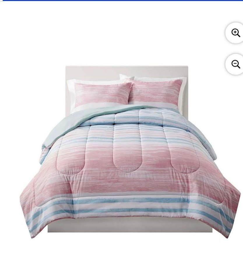 Mainstays Comforter Set (Full size) (Kids/ Adults)