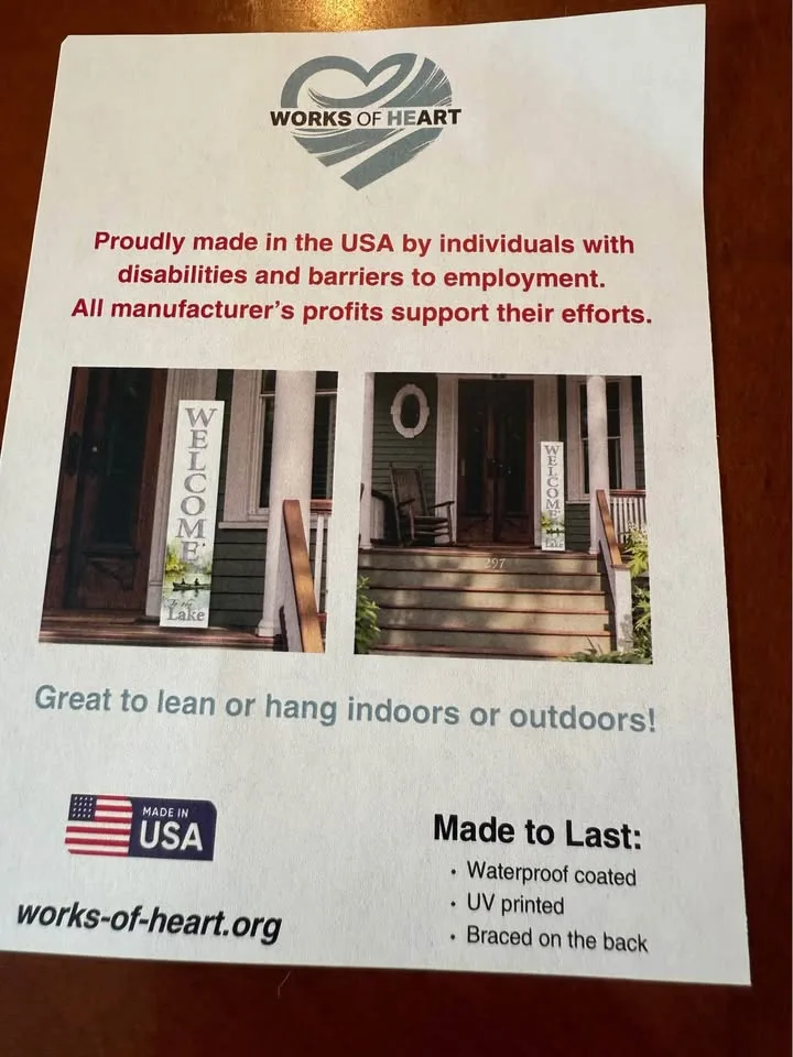 Welcome Sign - Where Loons Call You Home image indicator(3)