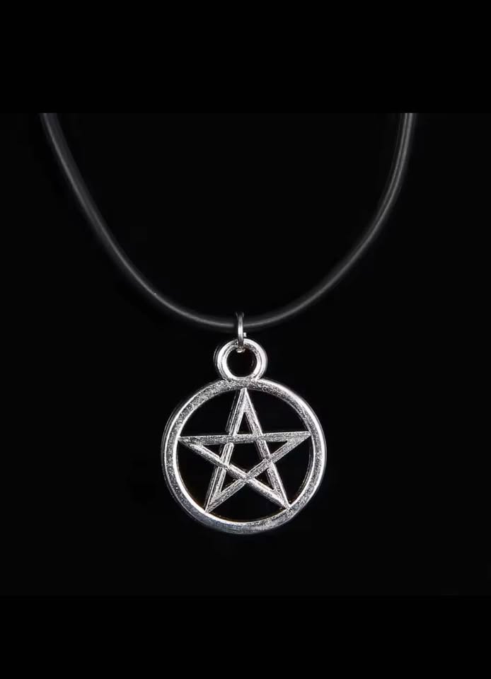 Silver Pentagram Necklace - photo 3