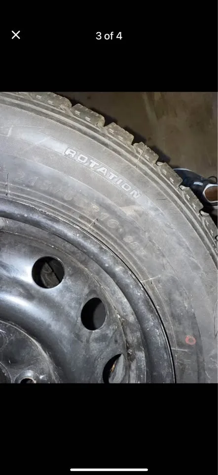 4 winter claws tires 215/65/16 image indicator(4)