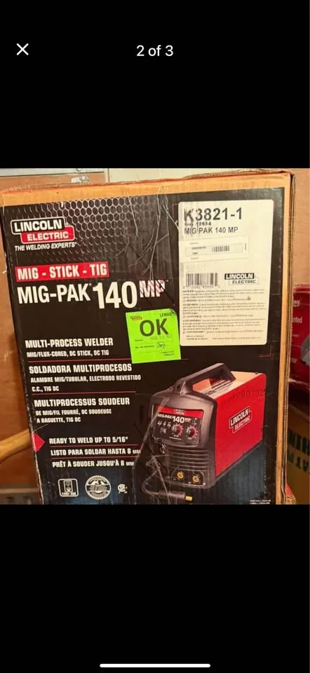 Lincoln Electric MIG-PAK 140 MP multi-process welder image indicator(3)