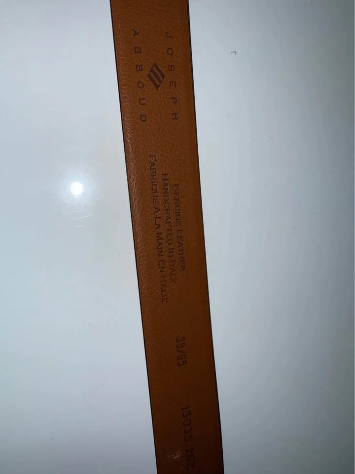 Men’s Genuine Leather Belt - Size 38” image indicator(2)