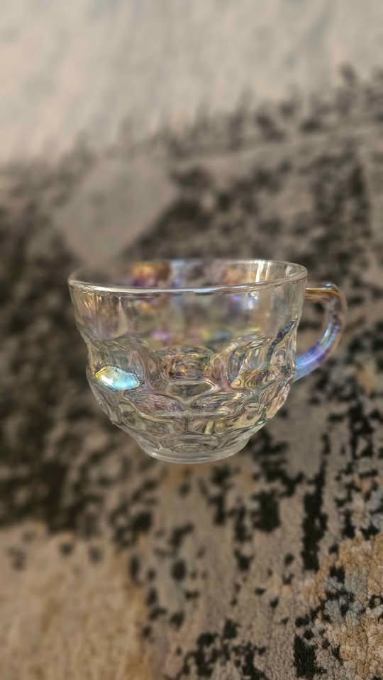 Iridescent Glass Bowl and Cup set MUST GO TODAY!! - photo 3