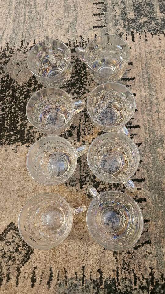 Iridescent Glass Bowl and Cup set MUST GO TODAY!! - photo 5