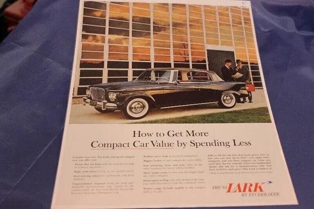 1961 Studebaker Lark Original Ad