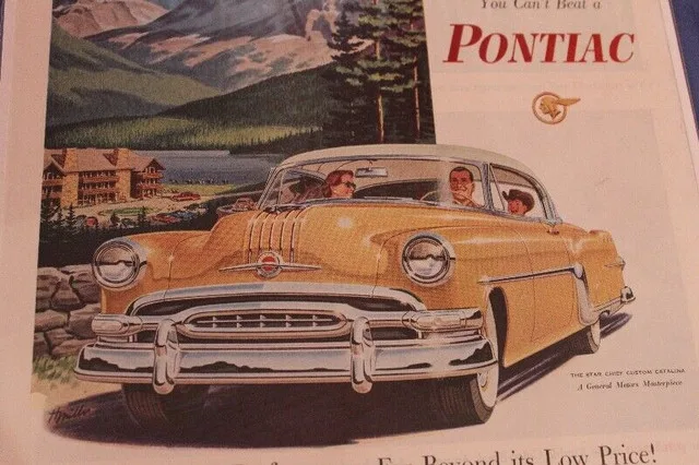 1954 Pontiac Star Chief Custom Catalina Original Ad image indicator(2)