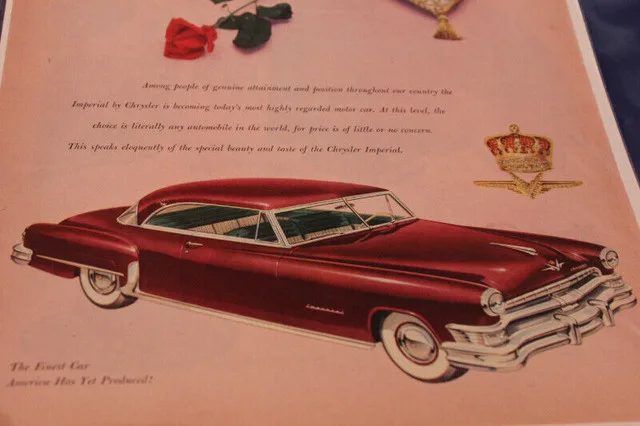 1952 Chrysler Imperial Crown & Rose Original Ad image indicator(2)
