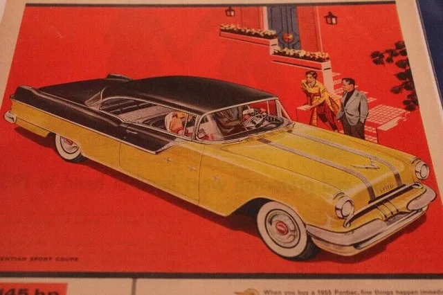 1955 Pontiac Laurentian Sport Coupe Original Ad image indicator(2)