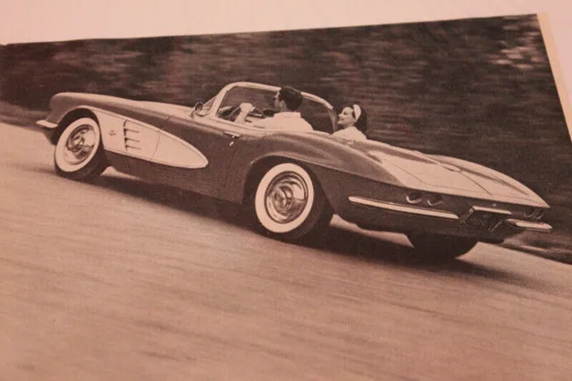 1961 Chevrolet Corvette Fineness Original Ad image indicator(2)