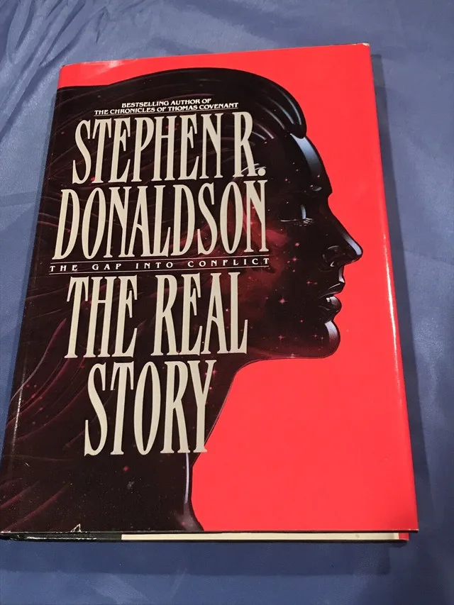 The Real Story the Gap Into Conflict hardcover book thumbnail