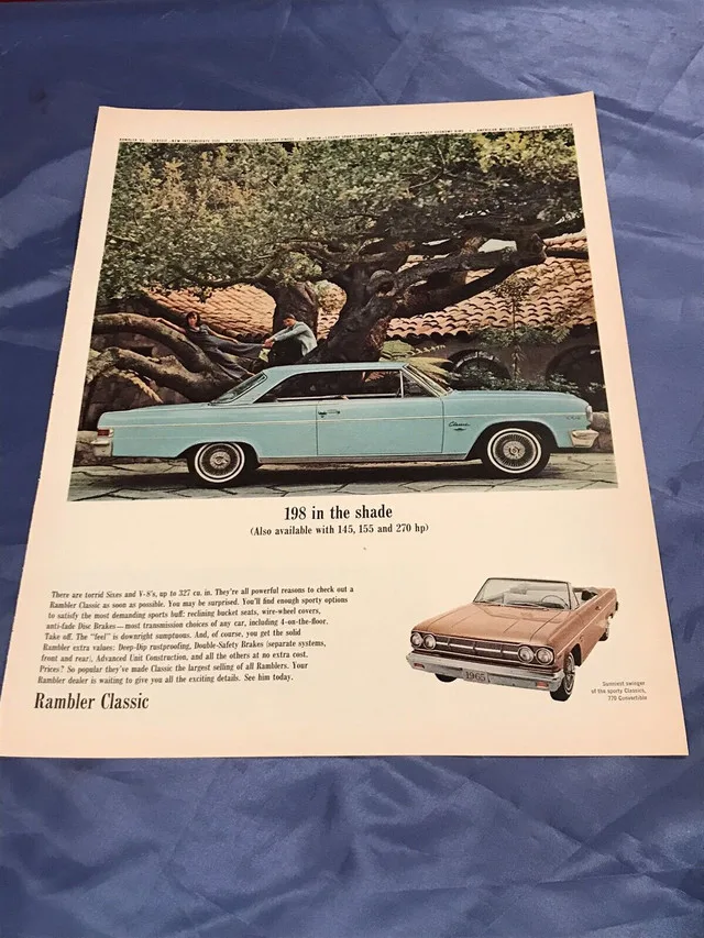 1965 Rambler Classic, 770 Convertible Original Ad thumbnail