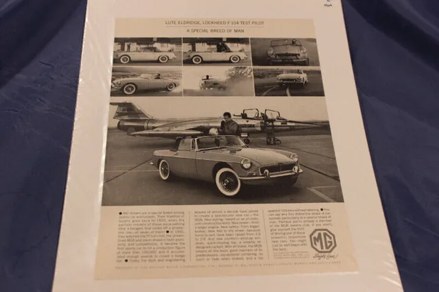 1964 MG Lockheed F-104 Original Ad thumbnail