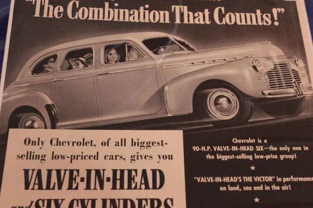 1941 Chevrolet Original Ad 2 Pages image indicator(2)