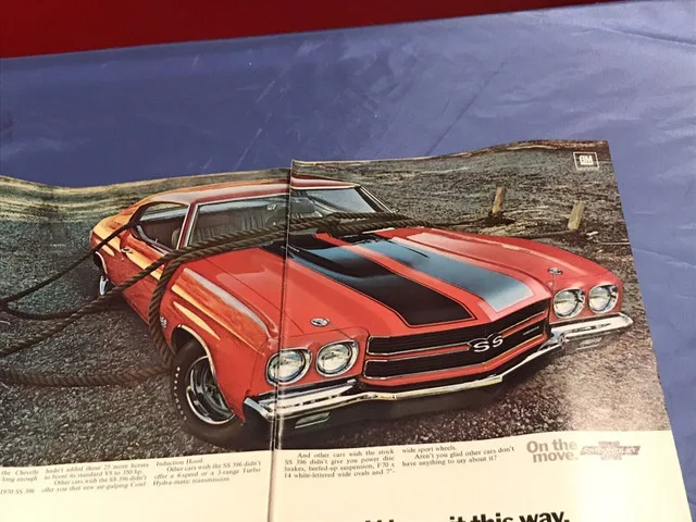 1970 Chevrolet Chevelle SS 396 2 Page Original Ad image indicator(2)