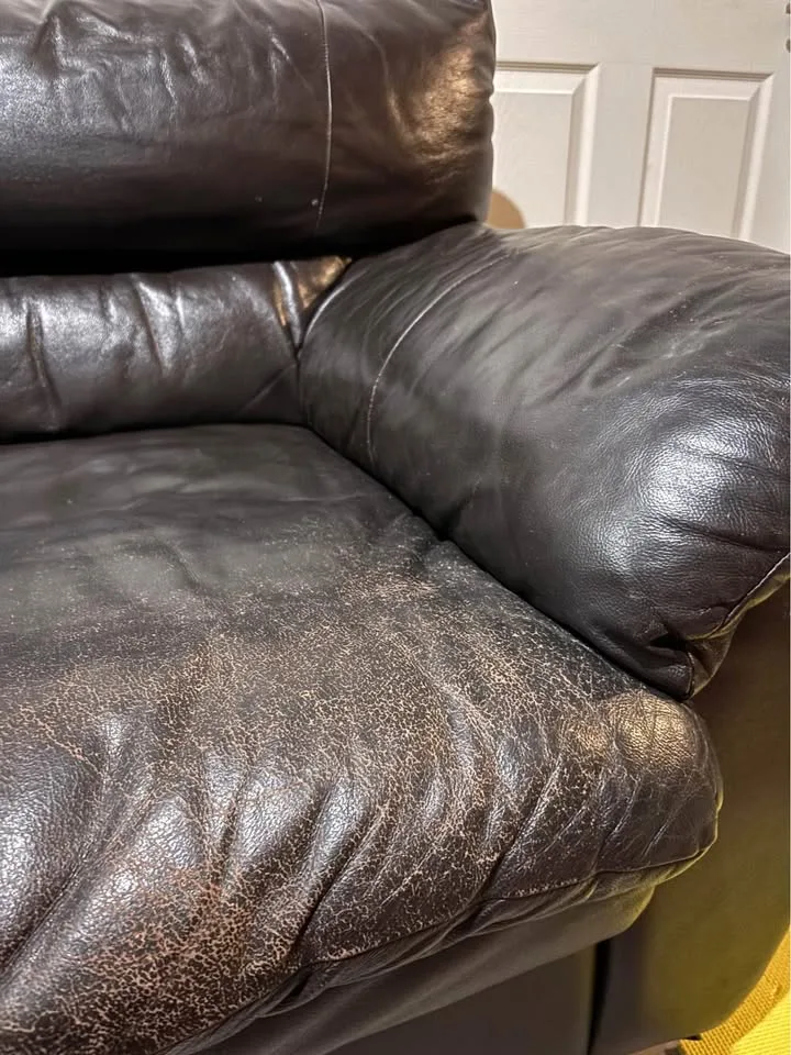 GENUINE leather armchair image indicator(3)