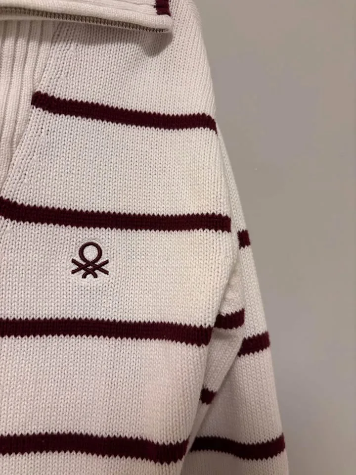 Striped knitted sweater image indicator(2)
