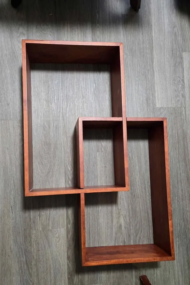 Solid wood interlocking shelf- two pieces image indicator(2)