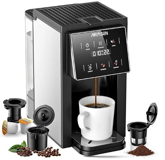 Airmsen grind & brew 3in1 coffee maker