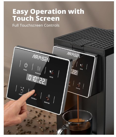 Airmsen grind & brew 3in1 coffee maker - photo 4