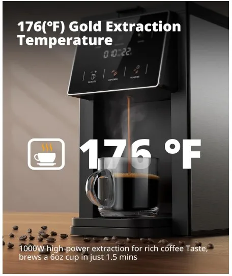 Airmsen grind & brew 3in1 coffee maker image indicator(7)