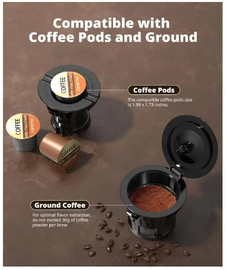 Airmsen grind & brew 3in1 coffee maker image indicator(8)