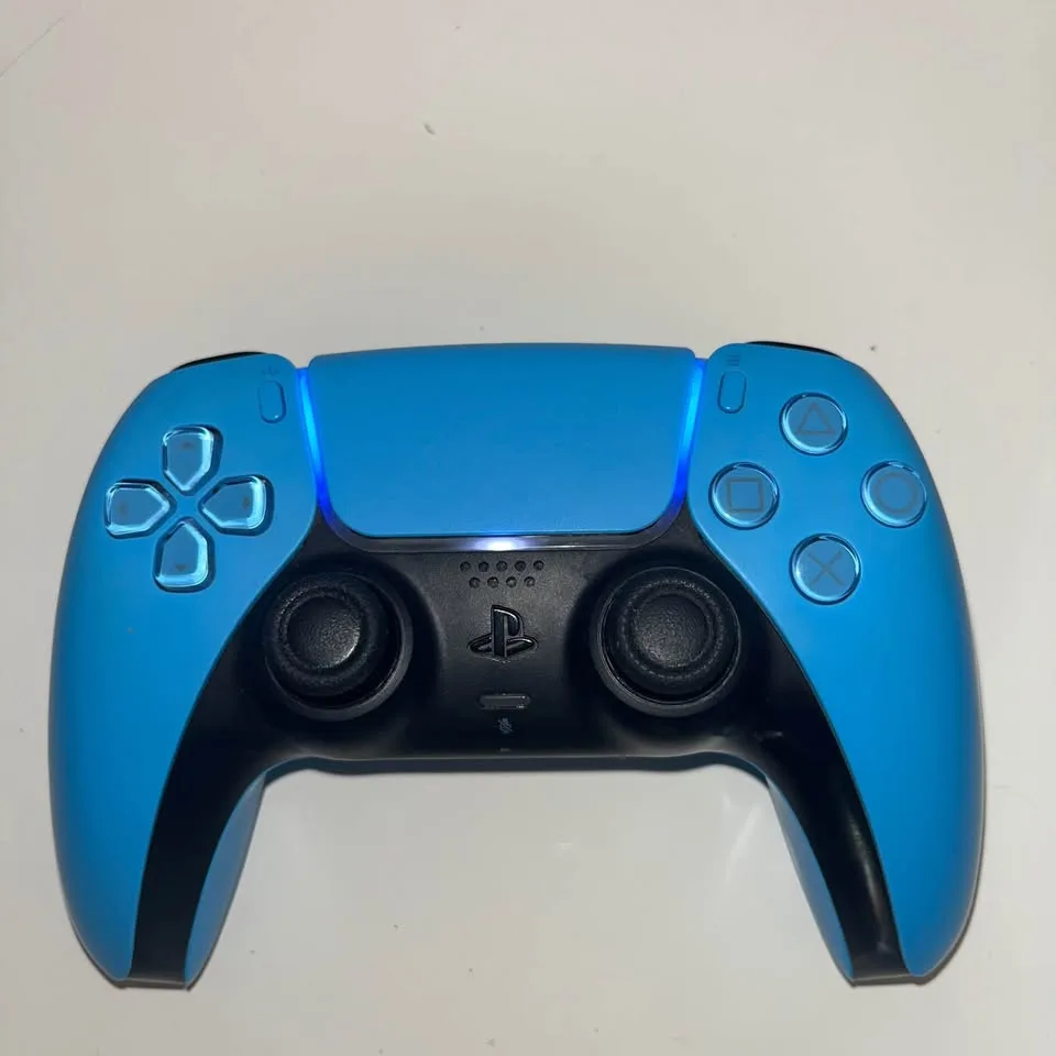 Great Condition - PS5 Dualsense Controller Light Blue image indicator(6)