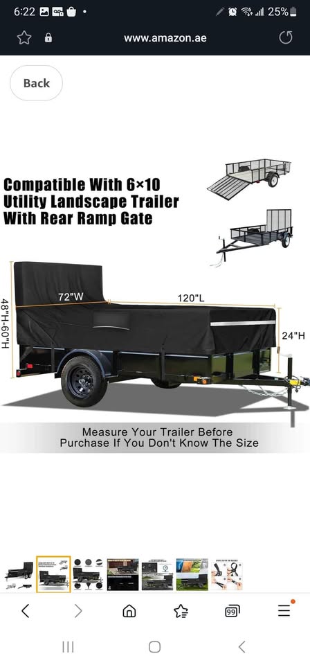 17×7 ft Utility Trailer Cover - photo 2