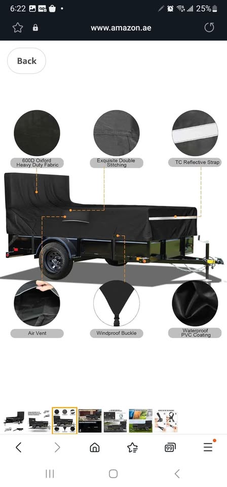 17×7 ft Utility Trailer Cover - photo 3