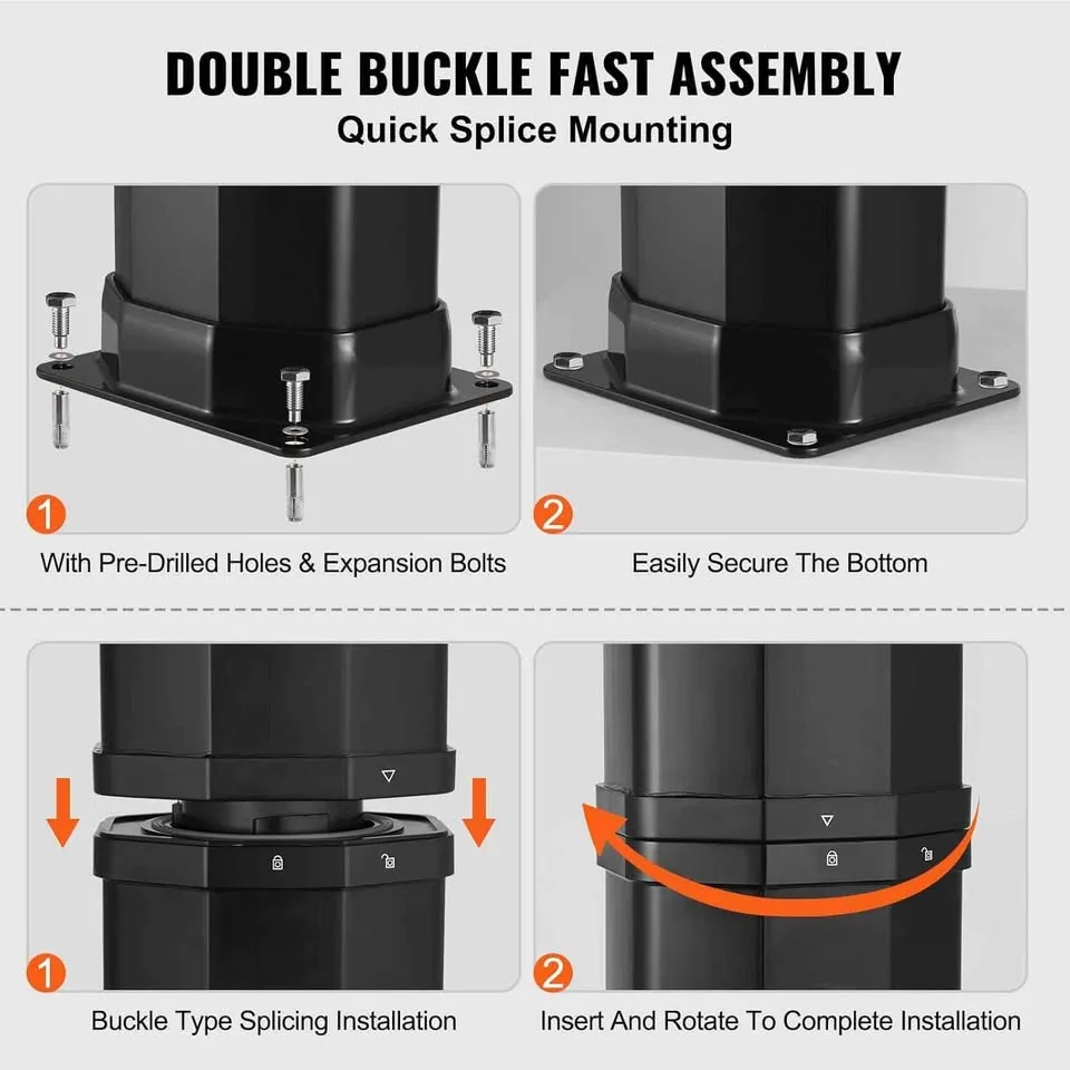 VEVOR Outdoor Solar Heated Shower Kit image indicator(3)