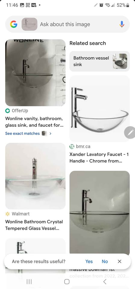 16.5" Bathroom Vessel Sink Clear Tempered Glass - photo 4