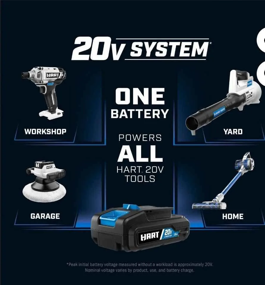 HART 20-Volt Cordless 1/2-inch Drill/Driver Kit image indicator(5)