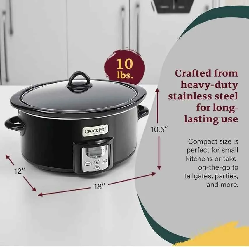 Crock-Pot 4 Quart Intelligent Slow Cooker image indicator(3)