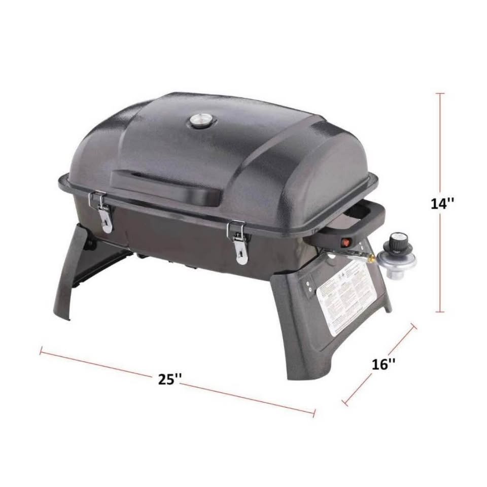 Portable Grill with two Propane Cylinders + Box - photo 3