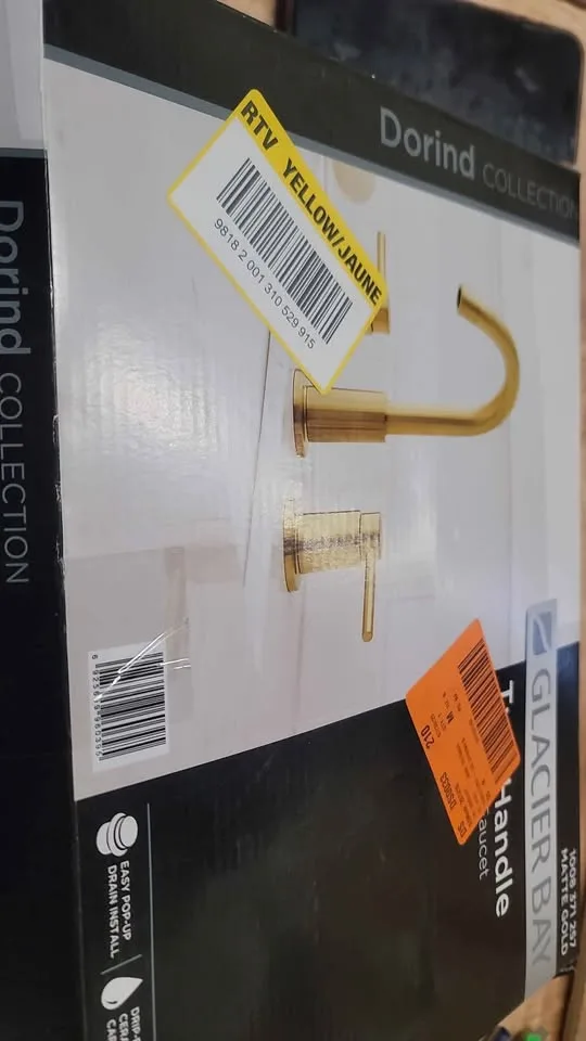 Glacier Bay Dorind Matte Gold 8-inch Bathroom Faucet image indicator(5)