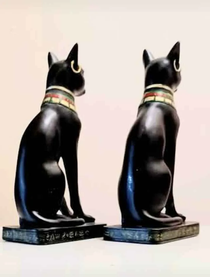 Handmade Royal Bastet Egyptian Cats image indicator(3)