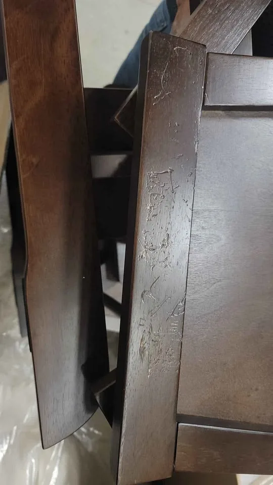 HOMCOM Nursery Glider Rocking Chair with Ottoman image indicator(7)