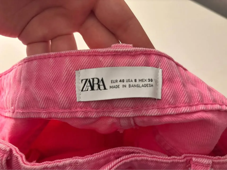 Pink Zara shorts image indicator(3)