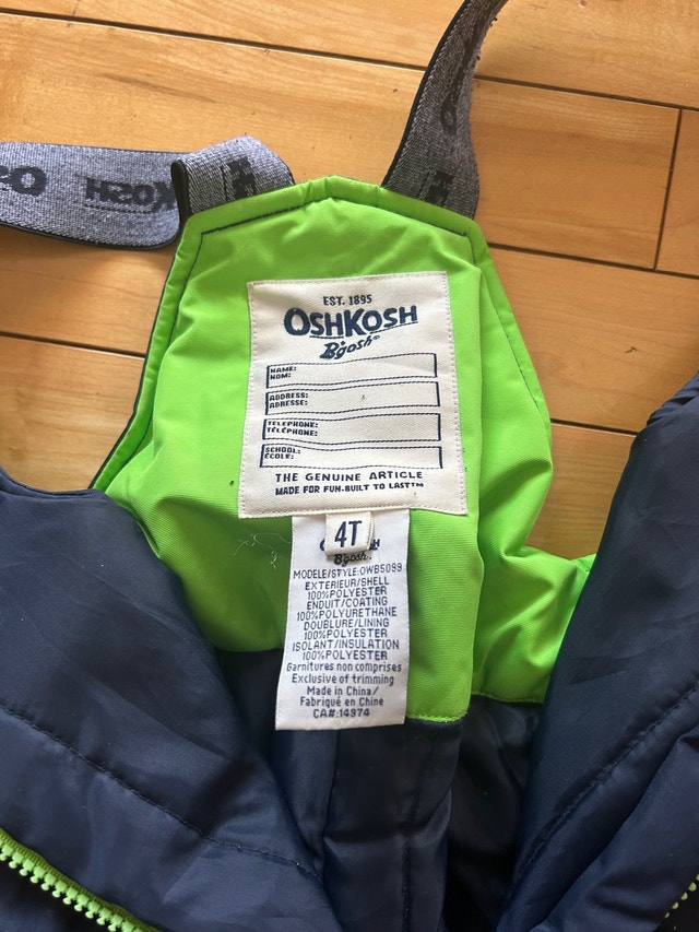 Osh Kosh Snowsuit Ski pants for kids. - photo 3