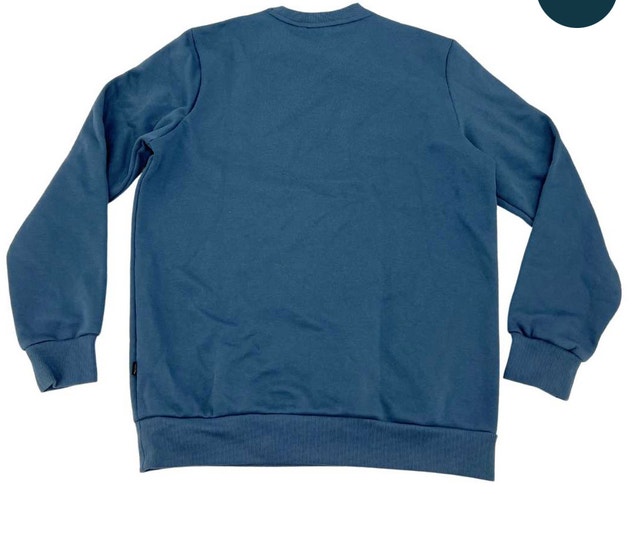Brand New Puma Blue Crew Neck Fleece Sweatshirt - photo 3