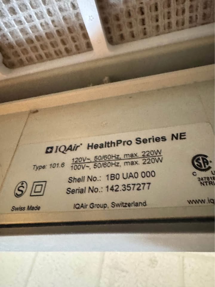 IQair healthpro series air purifier - photo 3